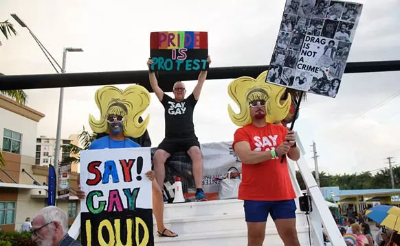 Image: Photos: Neither Rain Nor DeSantis Could Stop Wilton Manors' Stonewall Pride Parade