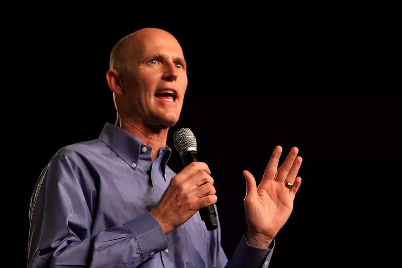Image: Scott, seen here floating in a lightless miasma where the laws of logic and hypocrisy do not apply.