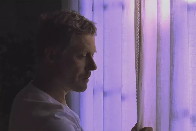 Image: Andreas Lust plays an unnamed character who occasionally speaks the words of Norwegian poet Tarjei Vesaas and is haunted by a vision of his late wife in Rob Tregenza’s Gavagai.