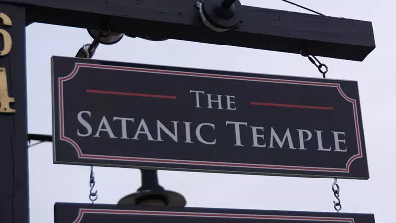 Image: The Satanic Temple of Salem, Massachusetts.