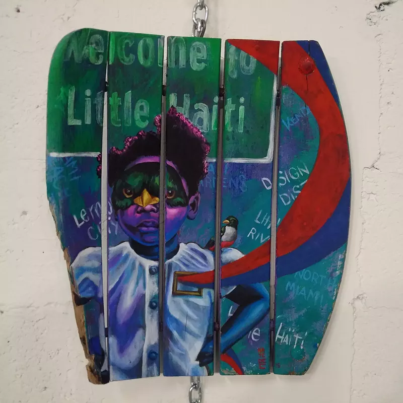 Image: A work by Nate Dee, one of the exhibitors at Sistrunk-A-Fair.