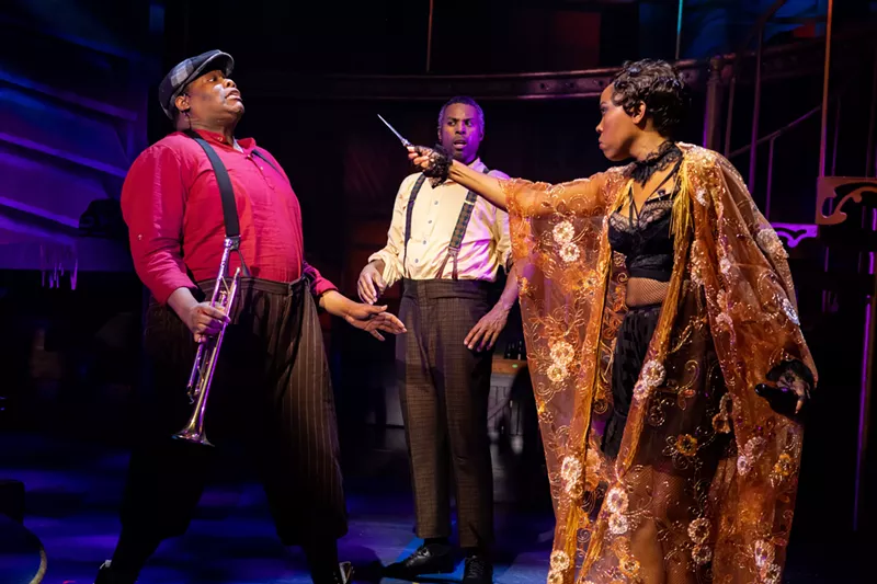 Image: Actors Juson Williams (left), DeWitt Fleming Jr., and Dionne Figgins finished previews of Miami New Drama’s A Wonderful World before the show was abruptly shut down.