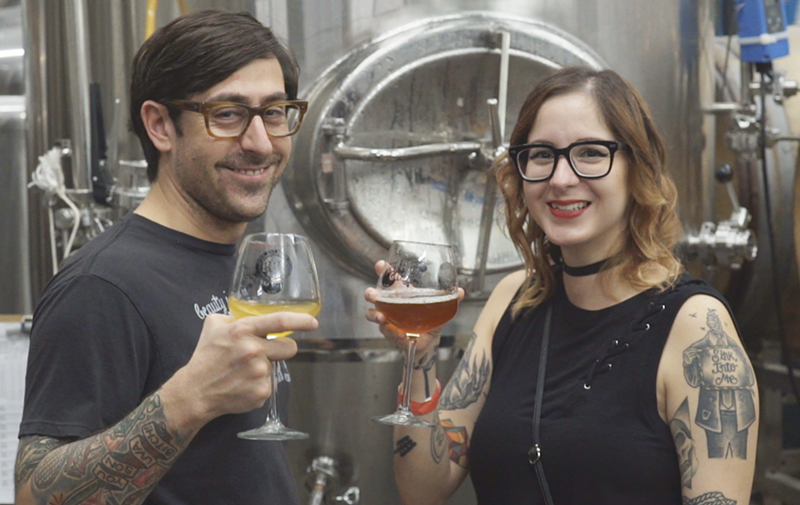 Image: Sour beer lovers during Bangin' Banjo's Anything Gose festival in 2018.