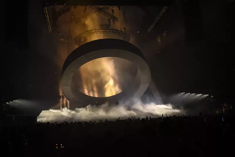 Image: Swedish House Mafia kicked off its Paradise Again Tour at FTX Arena on Friday, July 29. See more photos from Swedish House Mafia at FTX Arena here.