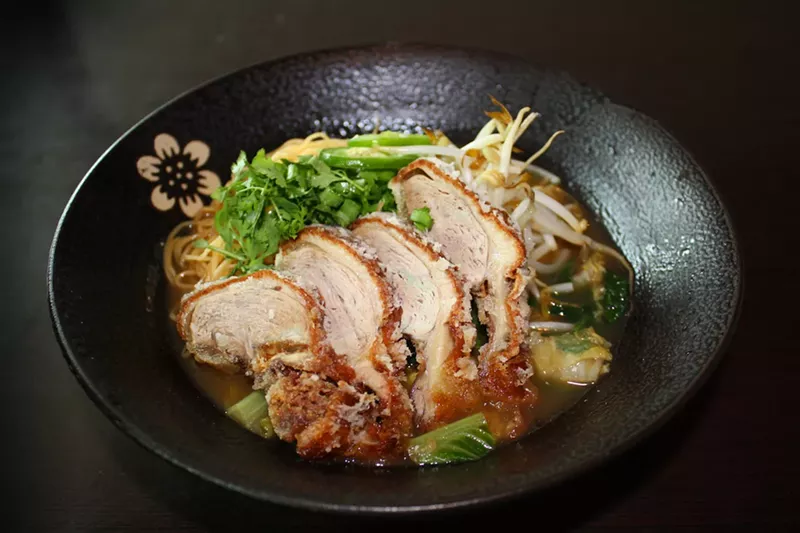 Image: Crispy duck noodle soup from Casa Sensei.