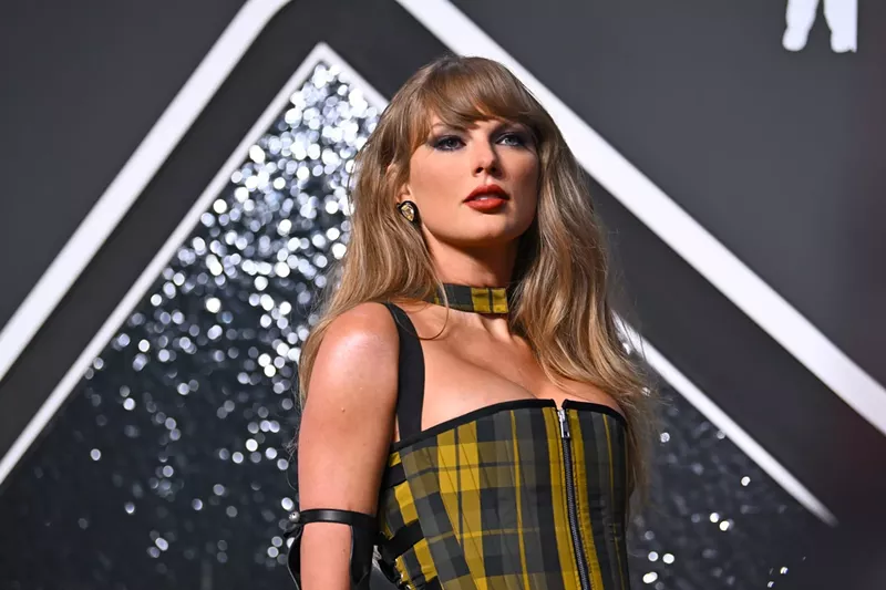 Image: Taylor Swift attends the 2024 MTV Video Music Awards at UBS Arena on September 11, 2024.