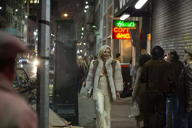 Image: Maggie Gyllenhaal plays sex worker-turned-porn director Eileen in The Deuce, which explores the burgeoning pornographic film industry in Season 2 of the HBO series created by David Simon and George Pelecanos.