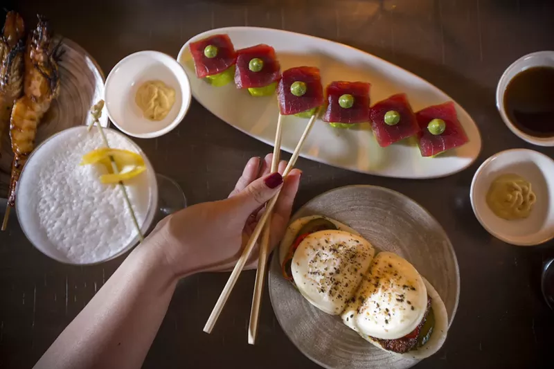 Image: The Japanese gastropub Monkitail in the Diplomat Beach Resort.