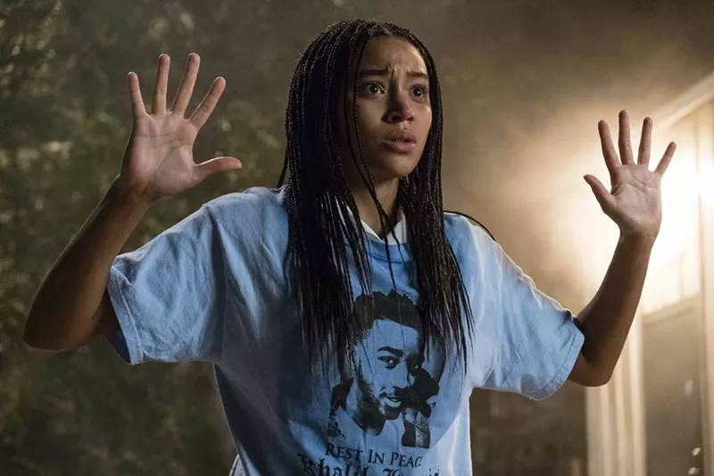 Image: Amandla Stenberg plays Starr, a 16-year-old girl who witnesses a white cop gunning down her childhood friend, in George Tillman Jr.’s The Hate U Give, based on Angie Thomas’ acclaimed young adult novel.