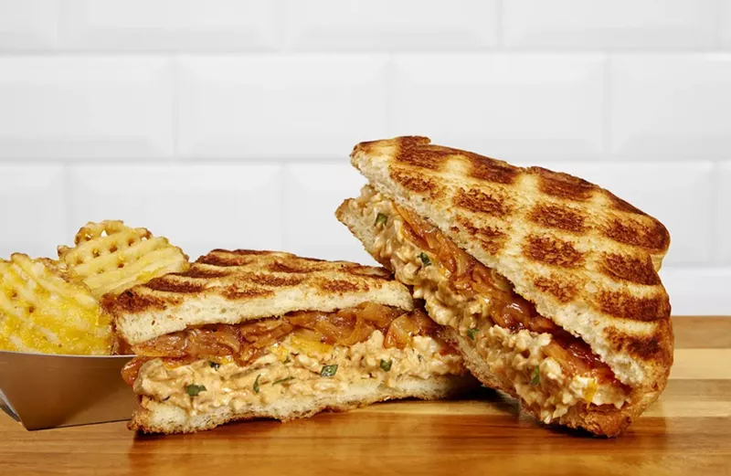 Image: The Village Vegan melt from New York Grilled Cheese Co.