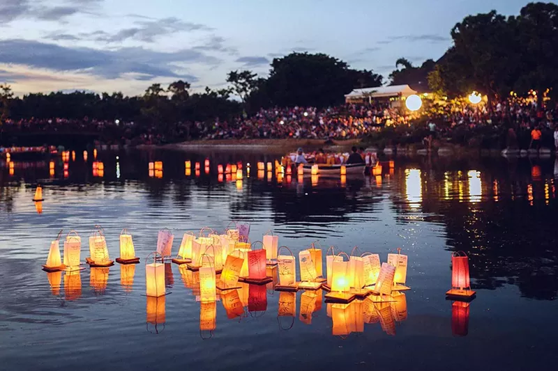Image: The Lantern Festival returns to Morikami Museum & Japanese Gardens on Saturday.