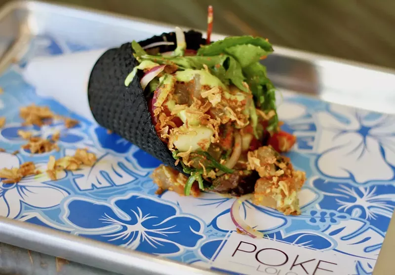 Image: Get South Florida's first poke "cone" at Poke Lolo in Fort Lauderdale.