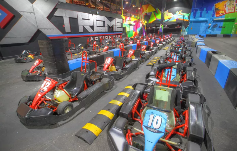 Image: Get a race in at Xtreme Action Park.