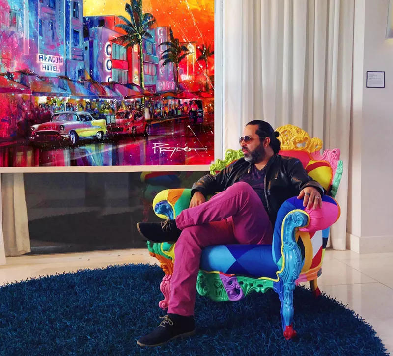 Image: Colombian artist Hector Prado dishes on his multimedia masterpieces. See Thursday.