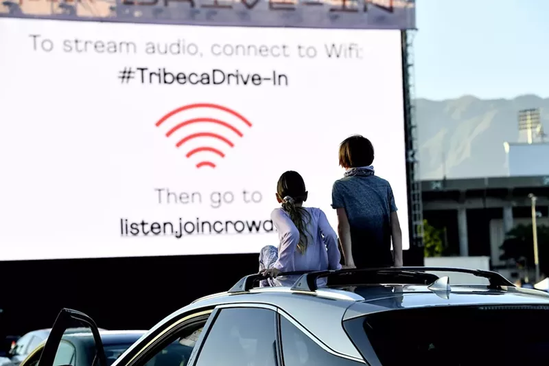 Image: The Tribeca Film Festival and Miami Dolphins have teamed up for a drive-in experience at the Hard Rock Stadium.