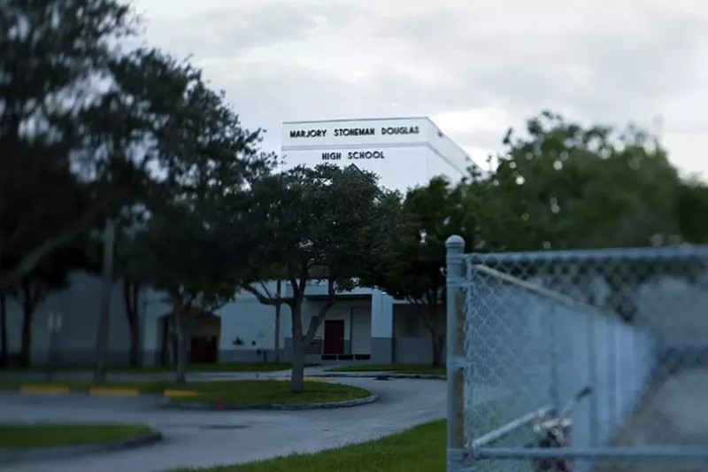 Image: A view of Marjory Stoneman Douglas High School in Parkland.