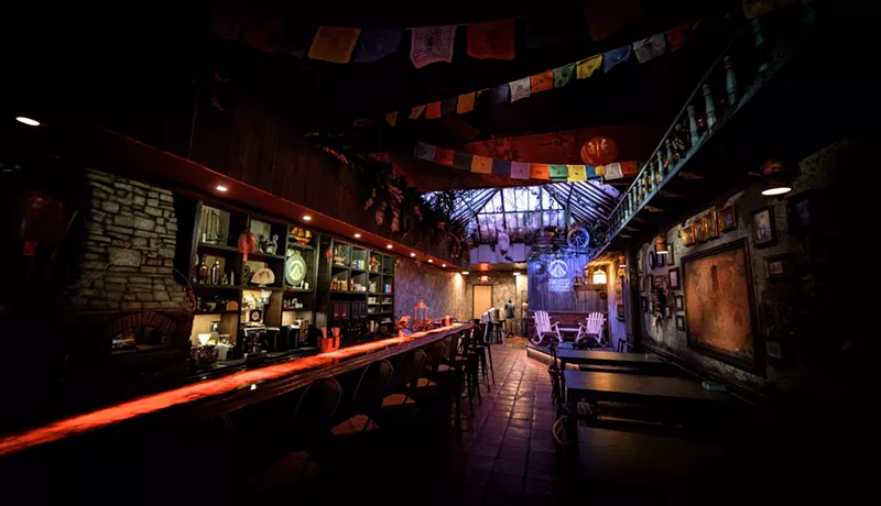 Image: The bar at Twisted Roots