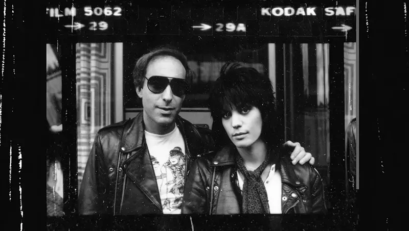 Image: Joan Jett (right) developed a platonic relationship with her producer and best friend Kenny Laguna, but it's too bad that his input doesn’t get to the heart of the rock priestess' essence in Kevin Kerslake’s Bad Reputation.