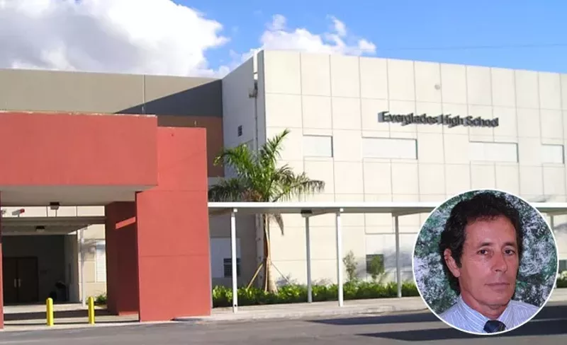 Image: Everglades High School teacher Steven Babice.