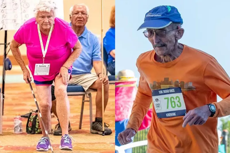 Image: More than 11,000 athletes ages 50 to 103, will compete in this year's National Senior Games in Fort Lauderdale.