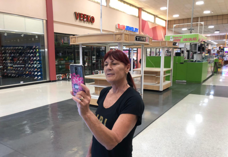 Image: Janet Klomburg allegedly harassed attendees at a citizenship clinic at Lauderhill Mall on Saturday, June 15.