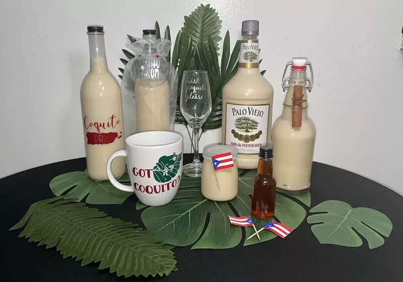 Image: Bottles of coquito Szn coquito