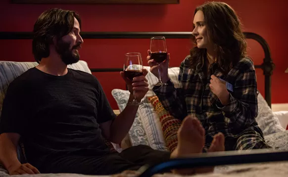 Image: Winona (Talks) Forever, With Keanu, in Destination Wedding