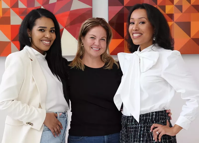 Image: Vanessa Sanchez, Meredith Vey, and Maritza Sanchez Schubert are the cofounders of Bonnee, a clothing swap app.